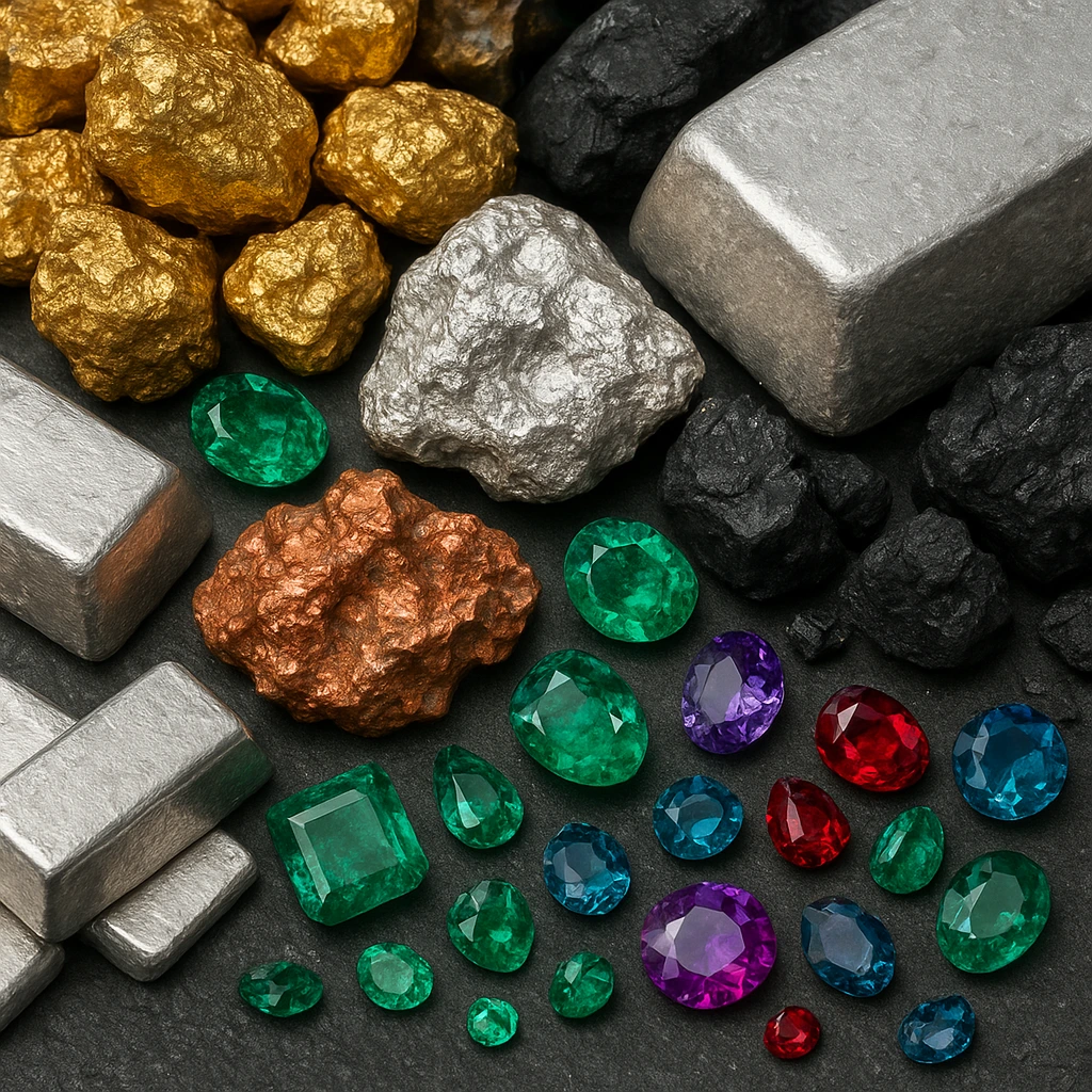 Minería y metales preciosos