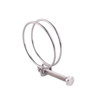 France Double Wire Hose Clip