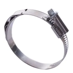 Partial Head German Type Hose Clamp With Spring
