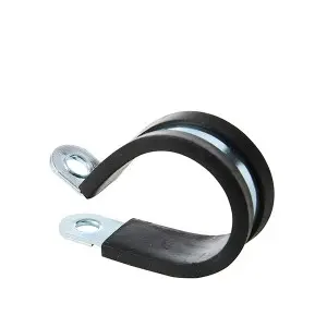 Rubber Lined P Clip
